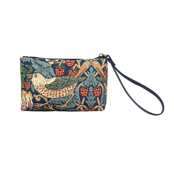 William Morris Strawberry Thief Blue – Wristlet - Life Store